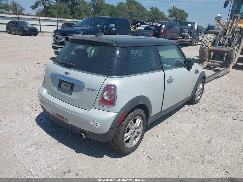Vin: wmwsu3c50dt544750, lot: 43563261, mini hardtop cooper 20134