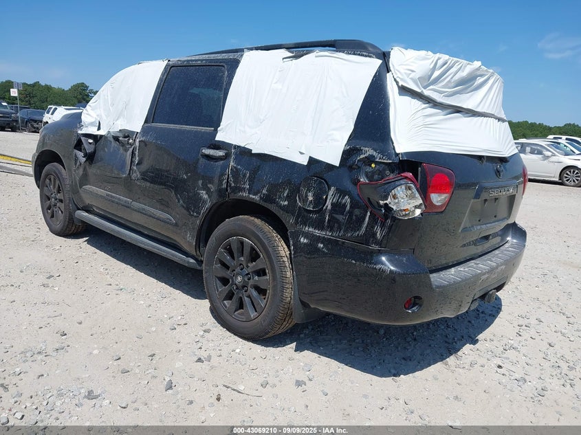 Vin: 5tdhy5a19ms076190, lot: 43563450, toyota sequoia nightshade special edition 20213