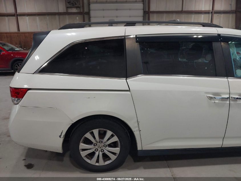 2016 Honda Odyssey Ex-L VIN: 5FNRL5H68GB084990 Lot: 43069274