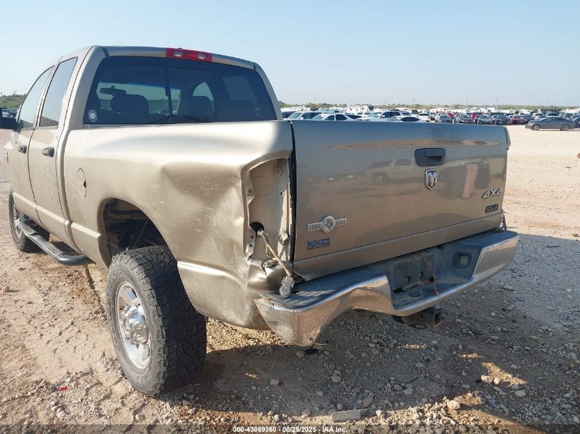 2008 Dodge Ram 2500 Slt/Power Wagon VIN: 3D7KS28A88G163830 Lot: 43069360