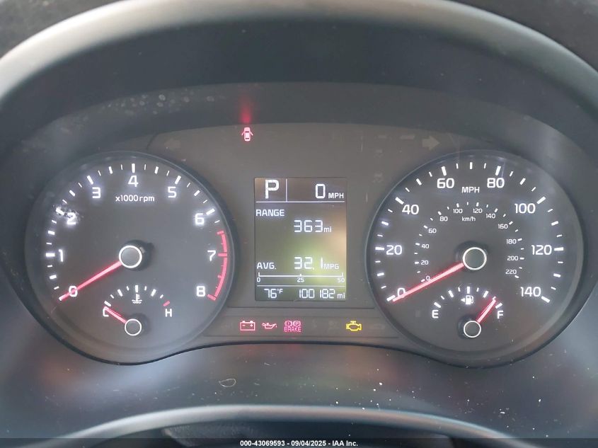 2020 Kia Rio S VIN: 3KPA24AD7LE268272 Lot: 43069593