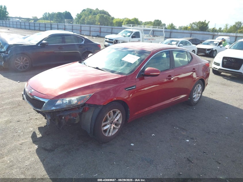 Vin: knagm4a71b5126389, lot: 43563927, kia optima lx 20112