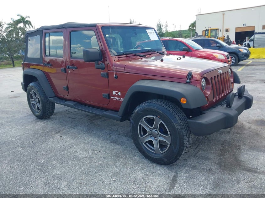 1J4GA39198L563335 2008 Jeep Wrangler Unlimited X auction photo 1