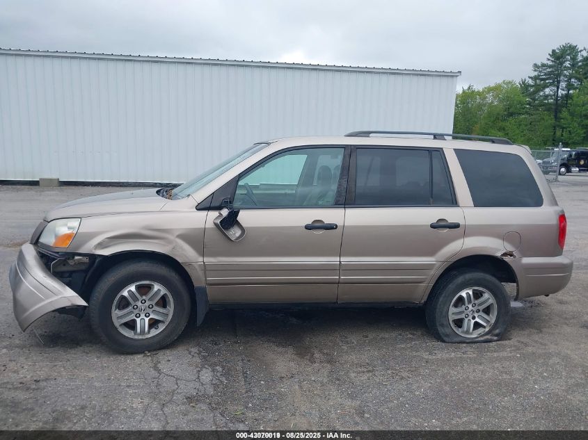 2004 Honda Pilot Ex-L VIN: 2HKYF18684H541175 Lot: 43070019