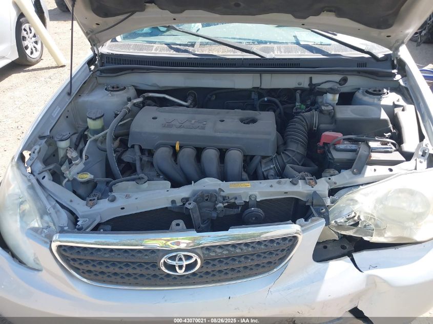 2005 Toyota Corolla Ce VIN: 1NXBR32E55Z345299 Lot: 43070021