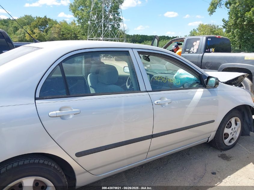 2005 Toyota Corolla Ce VIN: 1NXBR32E55Z345299 Lot: 43070021