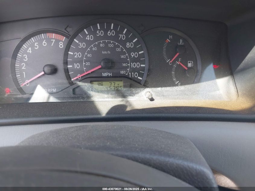 2005 Toyota Corolla Ce VIN: 1NXBR32E55Z345299 Lot: 43070021