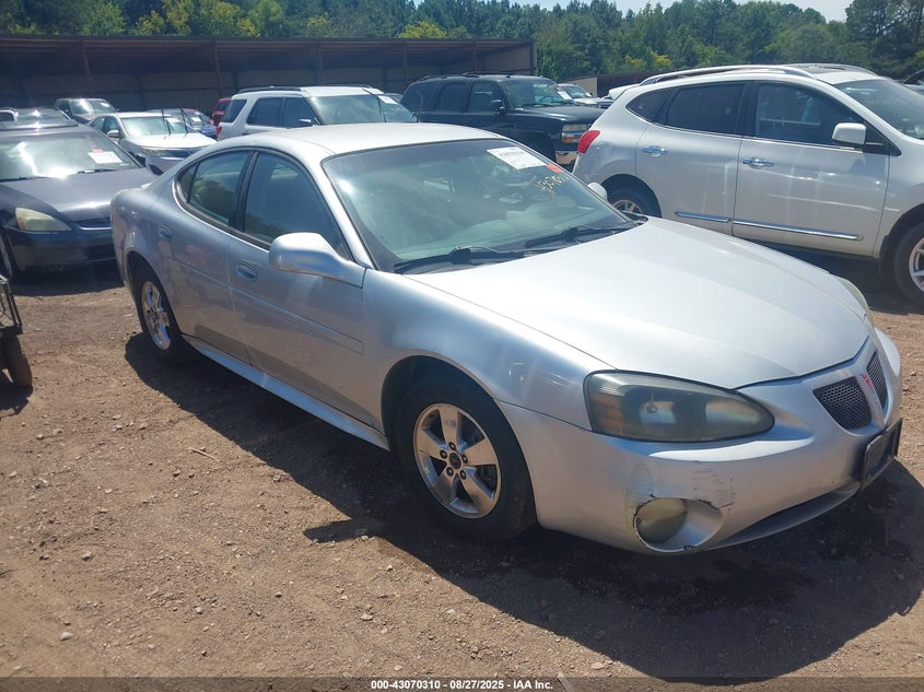 2005 Pontiac Grand Prix silver sedan gasoline 2G2WP522551337703 photo #1