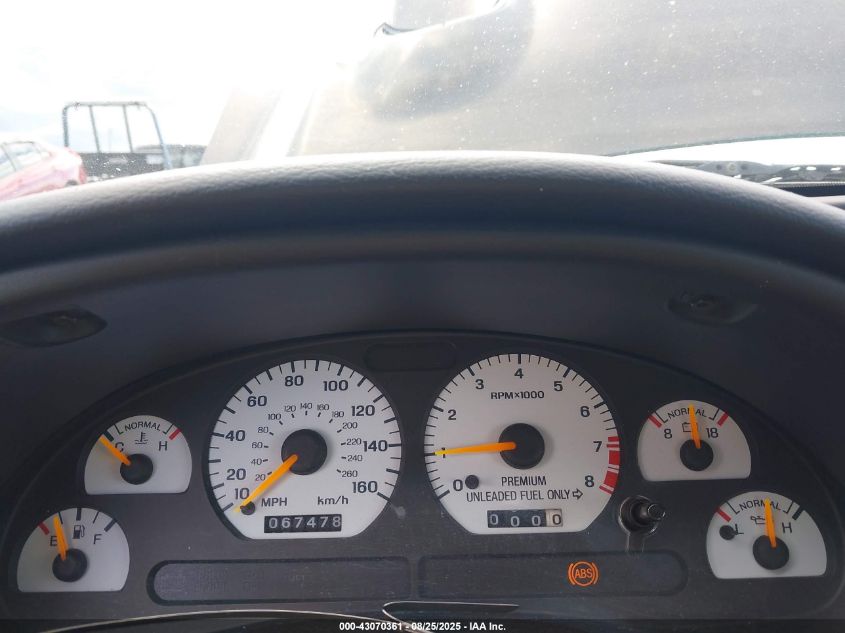 1997 Ford Mustang Cobra VIN: 1FALP47V0VF191639 Lot: 43221911