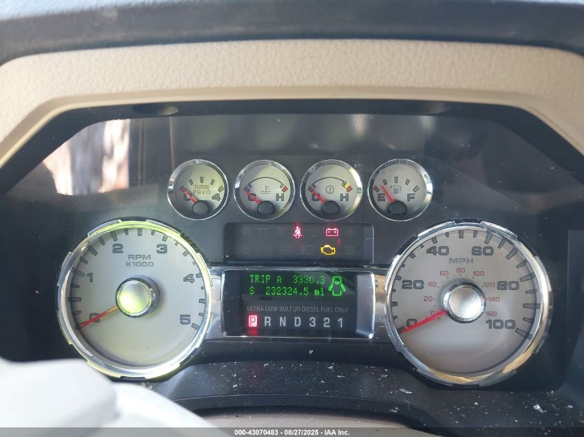 2008 Ford F250 Fx4/Harley-Davidson/King Ranch/Lariat/Xl/Xlt VIN: 1FTSW21RX8EB12318 Lot: 43070483