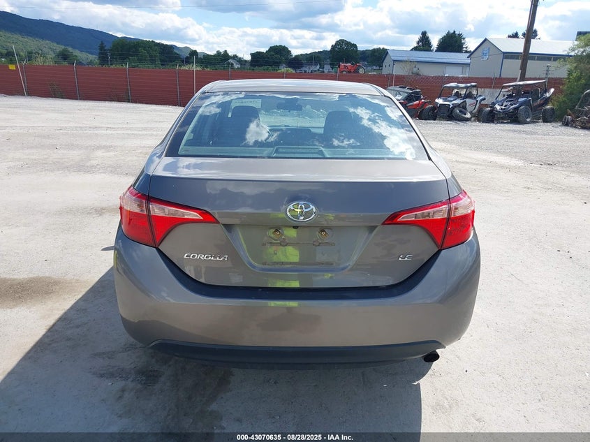 2018 TOYOTA COROLLA LE - 2T1BURHE2JC988844