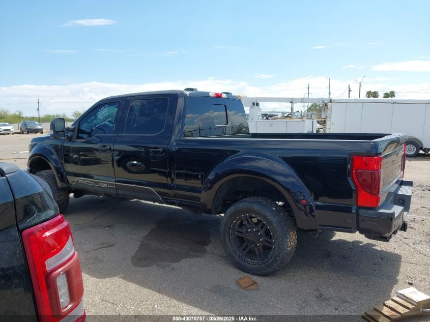 2021 Ford F-250 Lariat VIN: 1FT8W2BTXMEC76845 Lot: 43070757