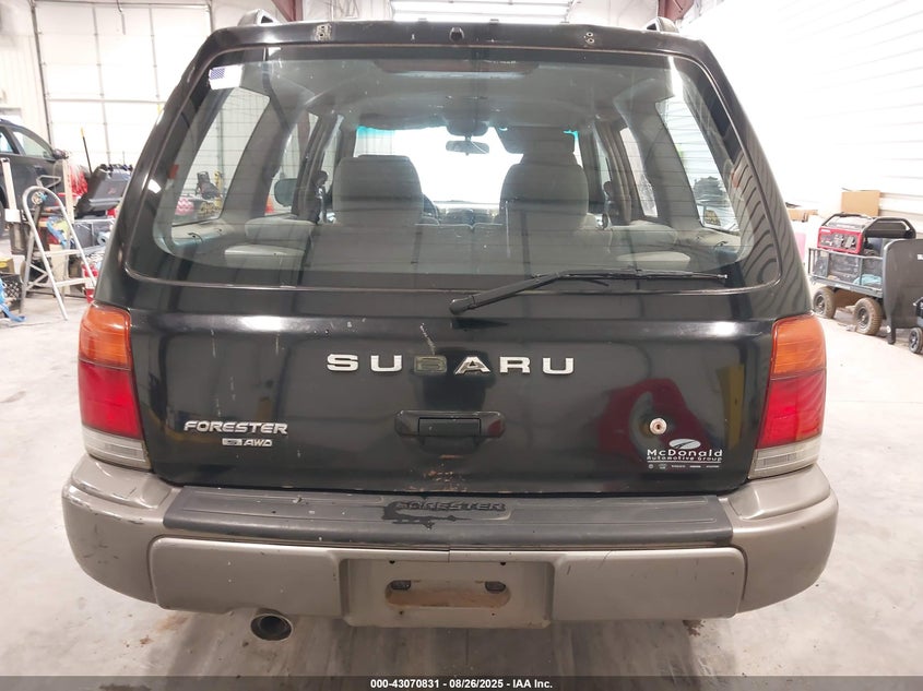 2000 Subaru Forester S VIN: JF1SF6555YH727507 Lot: 43070831