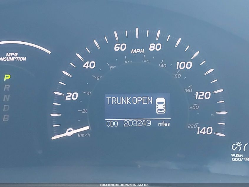 2008 Toyota Camry Hybrid VIN: 4T1BB46K38U037868 Lot: 43070833