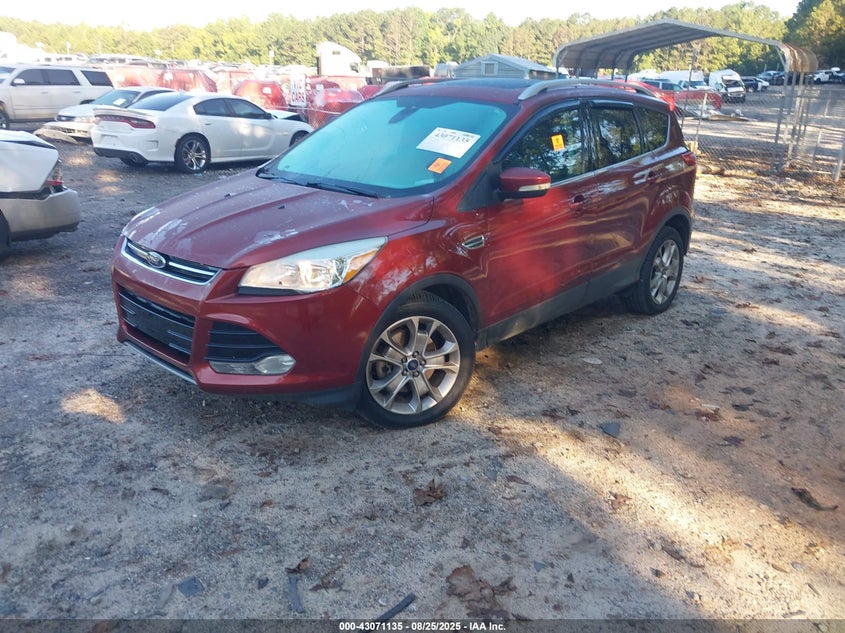 Vin: 1fmcu9j96fua36551, lot: 43565375, ford escape titanium 20152
