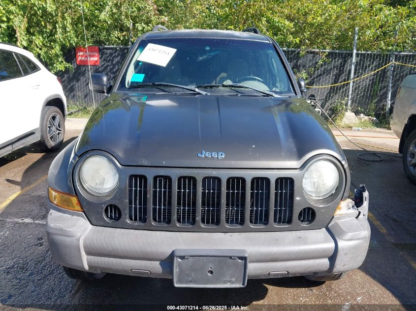 2006 Jeep Liberty Sport VIN: 1J4GL48K66W203767 Lot: 43071214