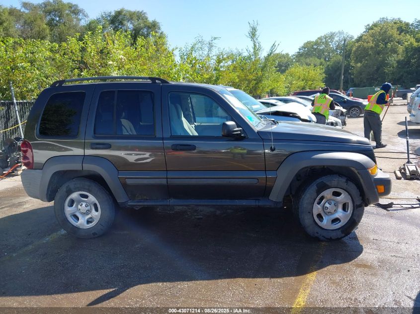 2006 Jeep Liberty Sport VIN: 1J4GL48K66W203767 Lot: 43071214