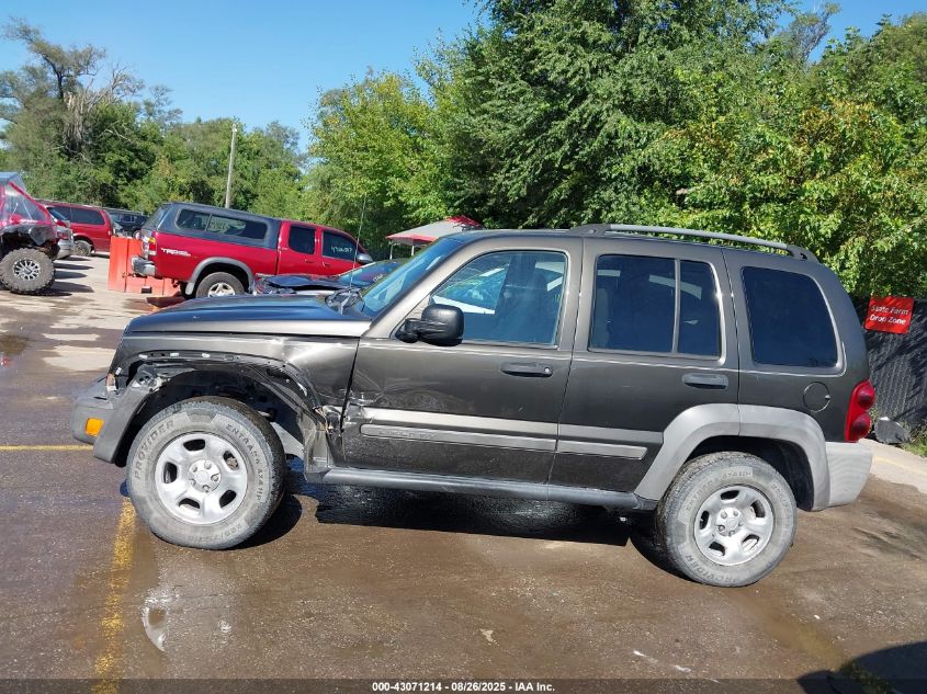 2006 Jeep Liberty Sport VIN: 1J4GL48K66W203767 Lot: 43071214