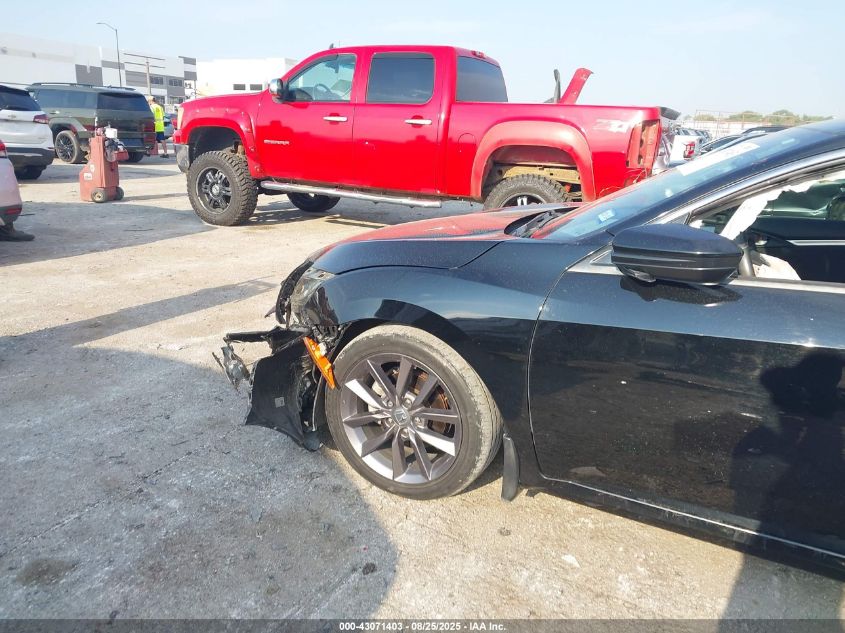 2019 Honda Civic Ex VIN: 19XFC1F3XKE019335 Lot: 43071403