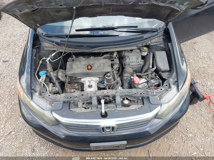 2012 Honda Civic Lx VIN: 19XFB2F58CE107330 Lot: 43071636