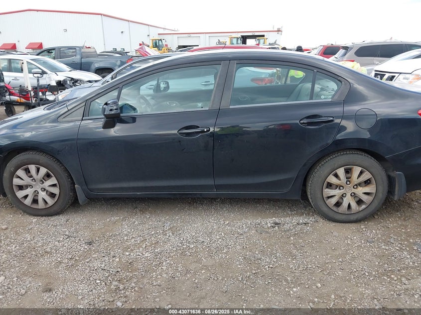 2012 Honda Civic Lx VIN: 19XFB2F58CE107330 Lot: 43071636