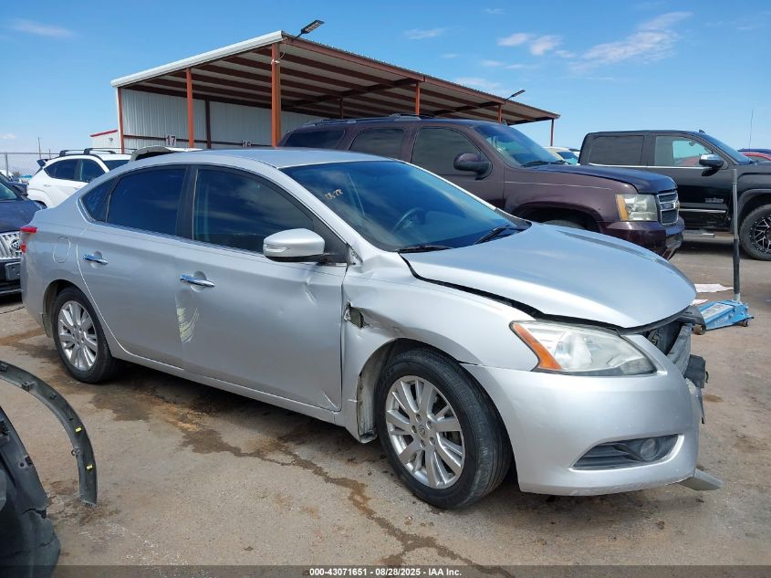 2013 Nissan Sentra Sl VIN: 3N1AB7AP1DL710507 Lot: 43071651
