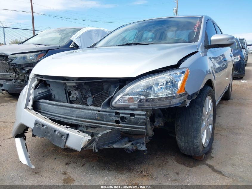 2013 Nissan Sentra Sl VIN: 3N1AB7AP1DL710507 Lot: 43071651