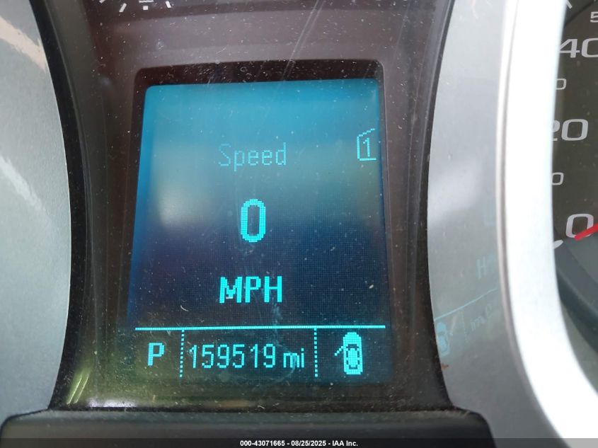 2012 Chevrolet Equinox 1Lt VIN: 2GNFLEEKXC6118455 Lot: 43071665