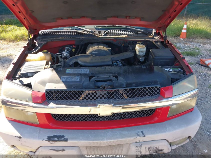 2003 Chevrolet Avalanche 1500 VIN: 3GNEK13T73G283113 Lot: 43071751