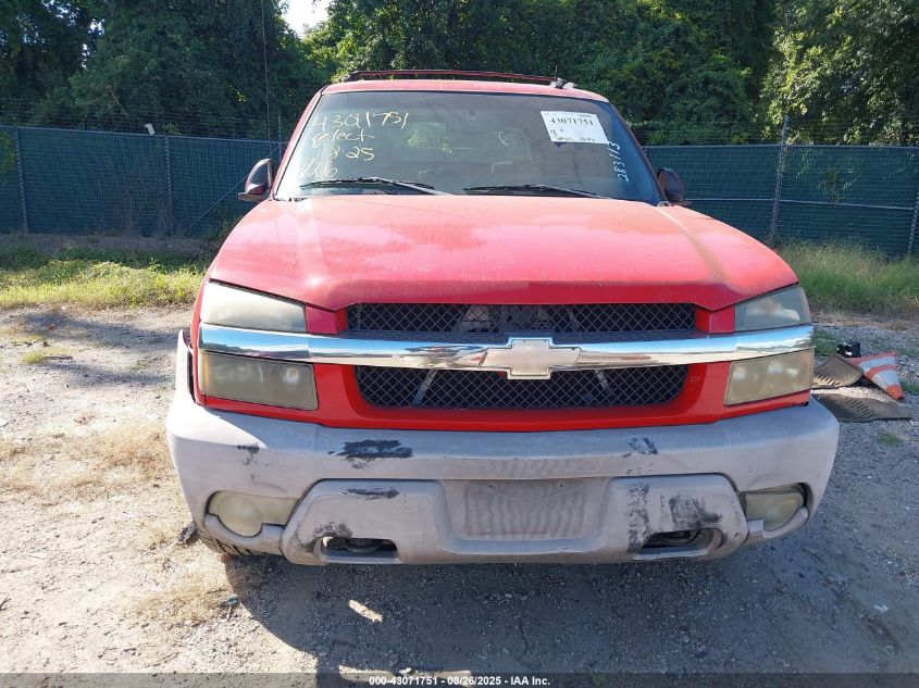 2003 Chevrolet Avalanche 1500 VIN: 3GNEK13T73G283113 Lot: 43071751