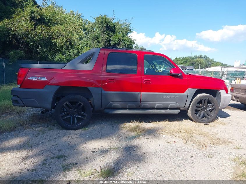 2003 Chevrolet Avalanche 1500 VIN: 3GNEK13T73G283113 Lot: 43071751