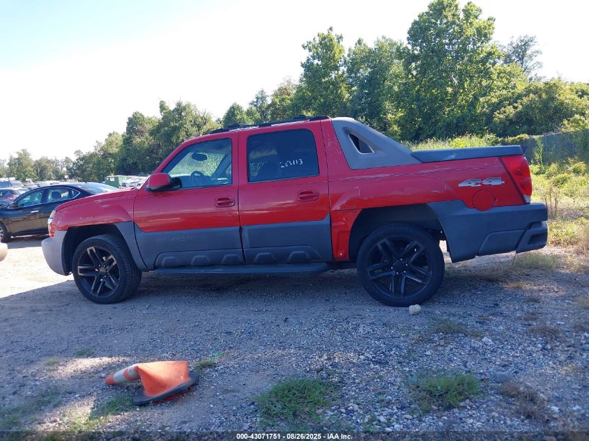 2003 Chevrolet Avalanche 1500 VIN: 3GNEK13T73G283113 Lot: 43071751