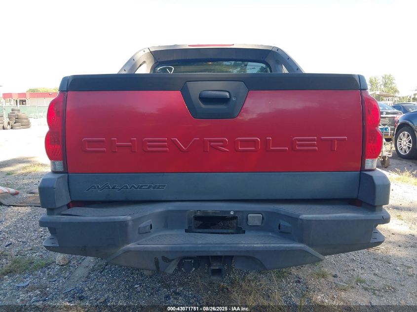 2003 Chevrolet Avalanche 1500 VIN: 3GNEK13T73G283113 Lot: 43071751