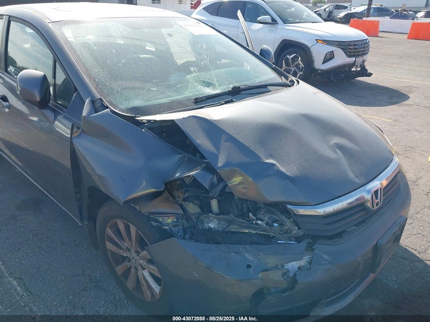 2012 Honda Civic Ex VIN: 19XFB2F84CE315893 Lot: 43072088