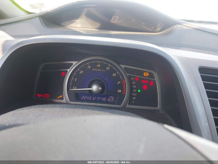 2009 Honda Civic Lx-S VIN: 19XFA16699E012810 Lot: 43072222