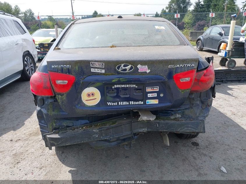 2008 Hyundai Elantra Gls/Se/Limited VIN: KMHDU46D88U335823 Lot: 43072372