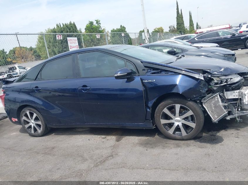 2017 Toyota Mirai VIN: JTDBVRBD2HA002174 Lot: 43072512