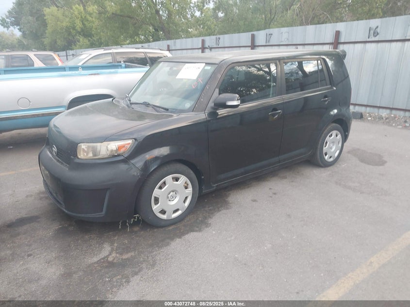 2008 Scion Xb black wagon gasoline JTLKE50E981022897 photo #3