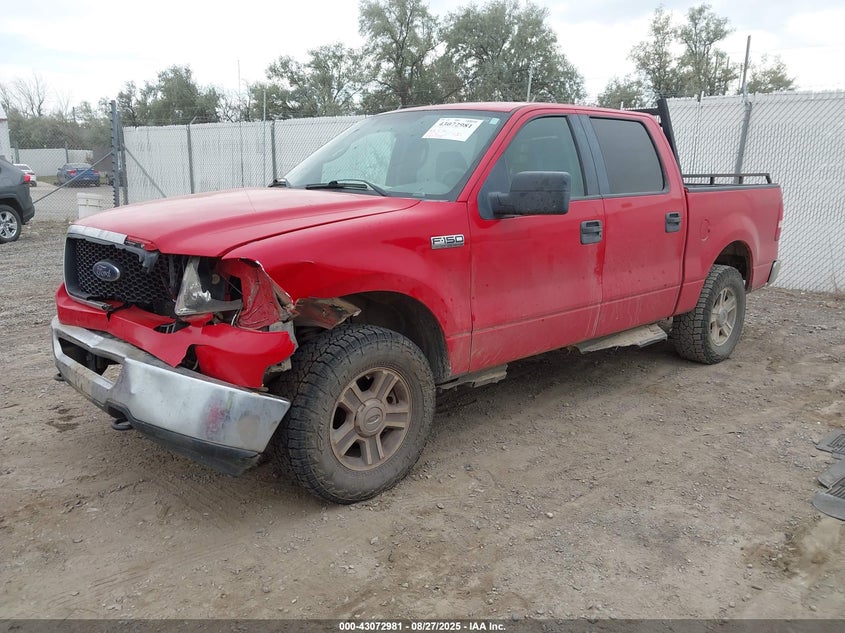 2007 Ford F-150 Fx4/Lariat/Xlt red truck flexible 1FTPW14V57KB54291 photo #3