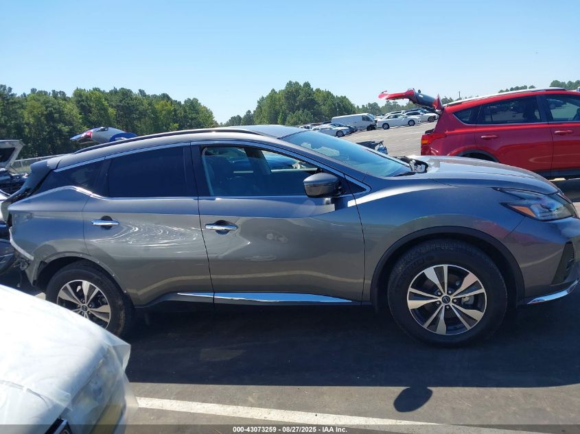 2023 Nissan Murano Sv Intelligent Awd VIN: 5N1AZ2BS9PC137396 Lot: 43073259