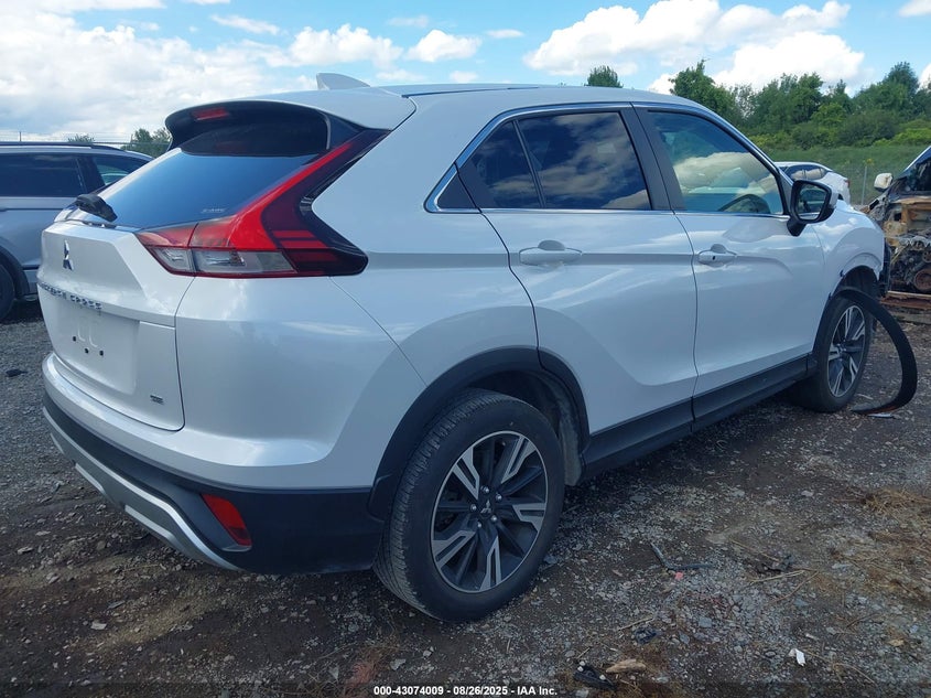 Vin: ja4atwaa9rz070587, lot: 43568251, mitsubishi eclipse cross se s-awc/sel s-awc 20244