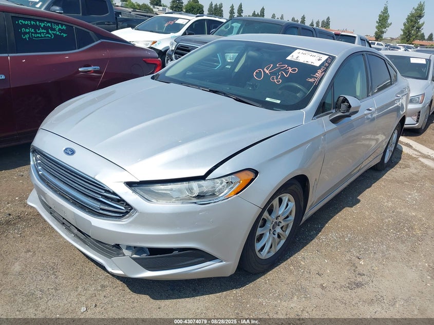 Vin: 3fa6p0g78hr373717, lot: 43568321, ford fusion s 20172