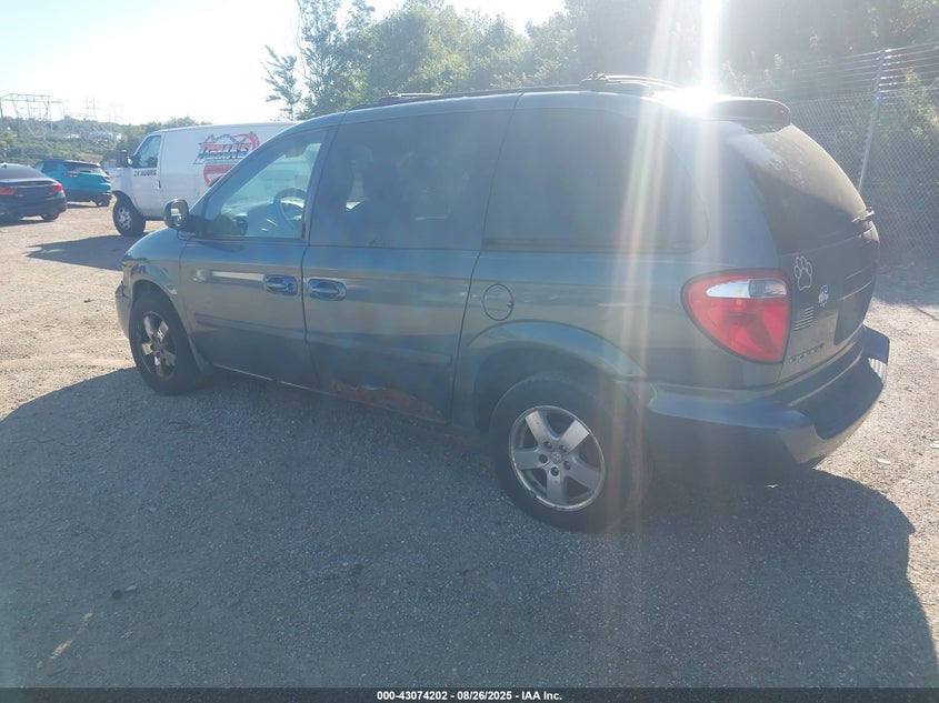 2005 Dodge Caravan Sxt turquoise van gasoline 1D4GP45R45B433506 photo #4