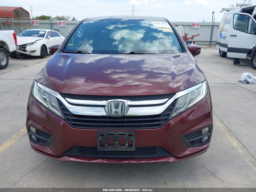 2018 Honda Odyssey Ex-L VIN: 5FNRL6H75JB047031 Lot: 43074390