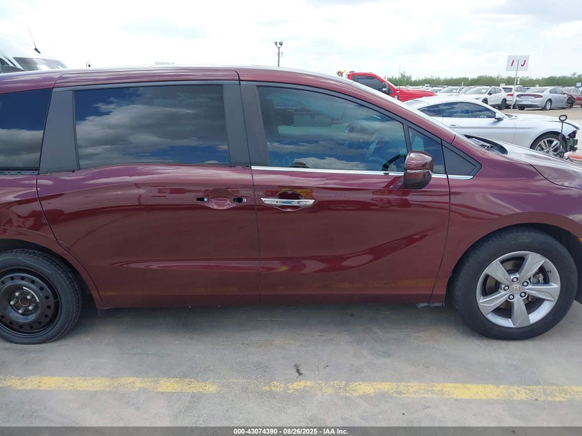 2018 Honda Odyssey Ex-L VIN: 5FNRL6H75JB047031 Lot: 43074390