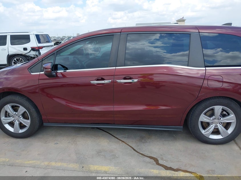 2018 Honda Odyssey Ex-L VIN: 5FNRL6H75JB047031 Lot: 43074390