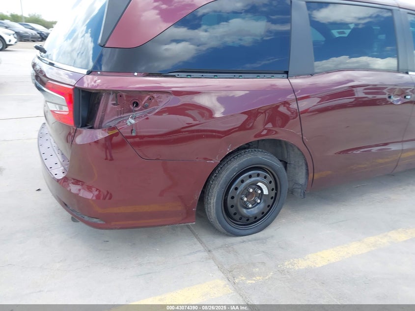 2018 Honda Odyssey Ex-L VIN: 5FNRL6H75JB047031 Lot: 43074390