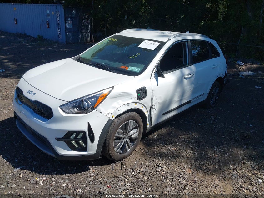 2022 Kia Niro 1.6 Ex White Lot 111043074427 Vin KNDCD3LD2N5547587