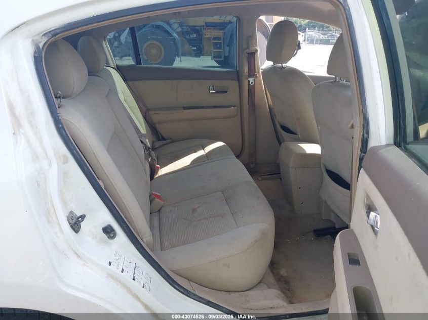 2010 Nissan Sentra 2.0S VIN: 3N1AB6AP1AL674517 Lot: 43074526