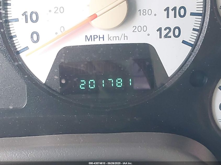 2008 Dodge Ram 1500 Laramie VIN: 1D7HA18278S598539 Lot: 43074610